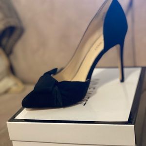 Nine West Black Suede Heels